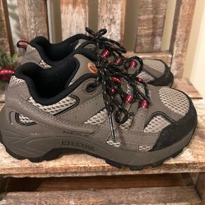 Merrell Kids Moab 2 Mid Waterproof (Big Kid) Grey Size 12